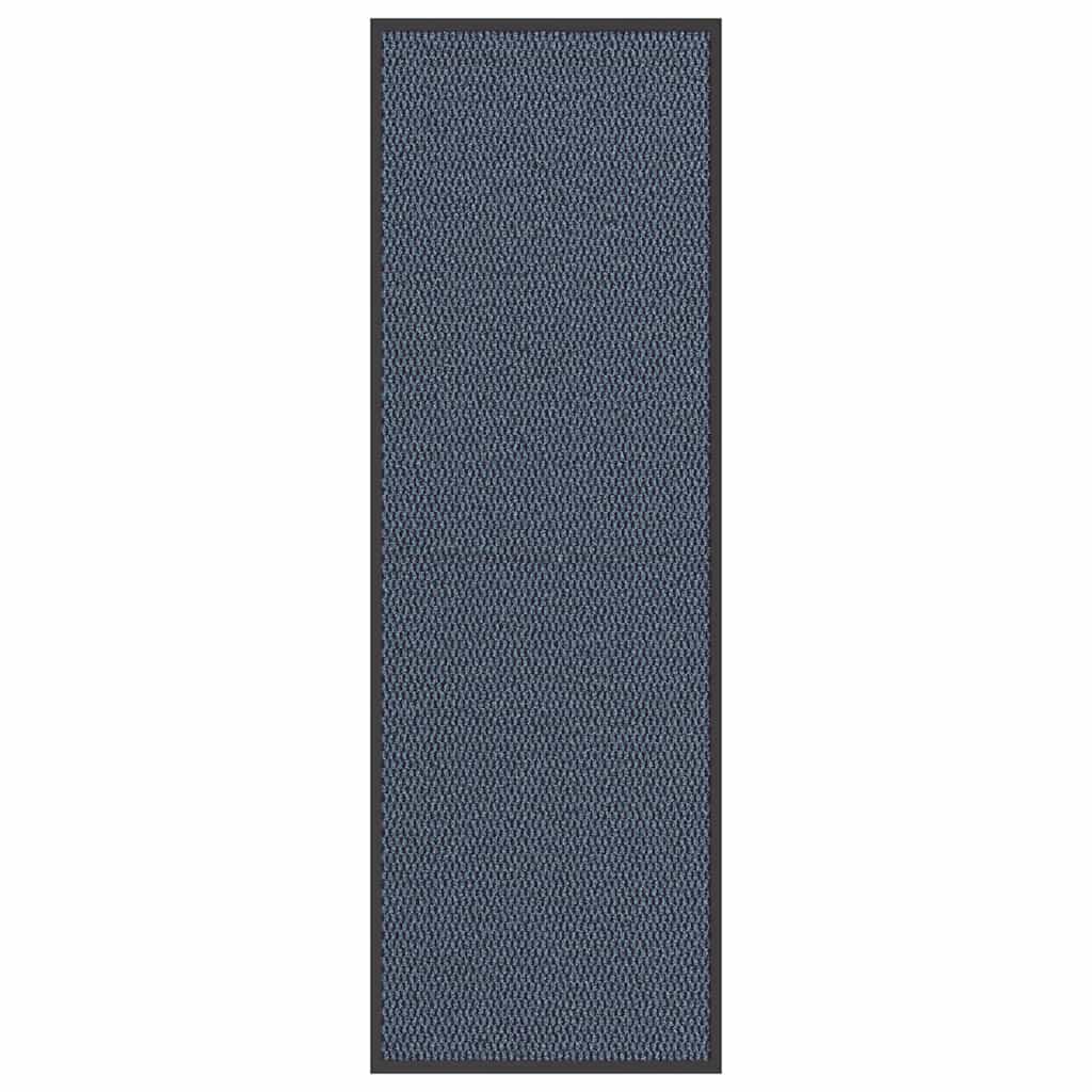 Deurmat 60x180 cm blauw