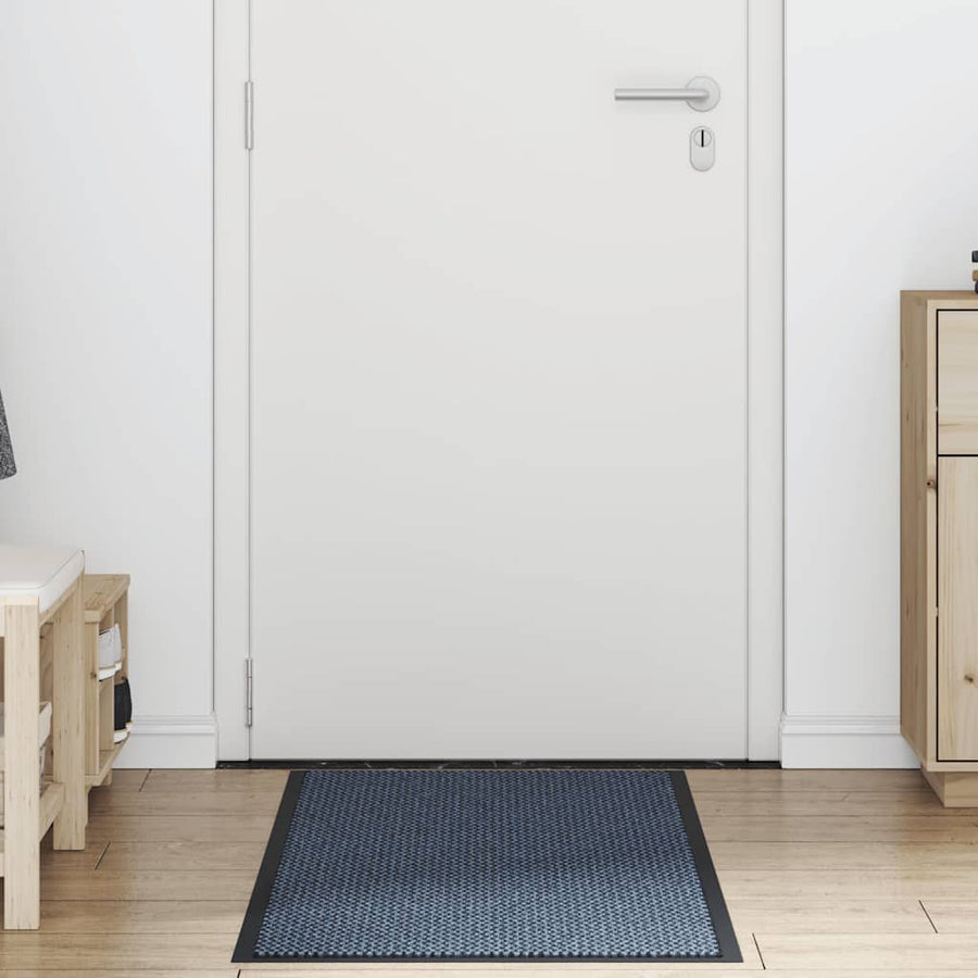 Deurmat 60x180 cm blauw