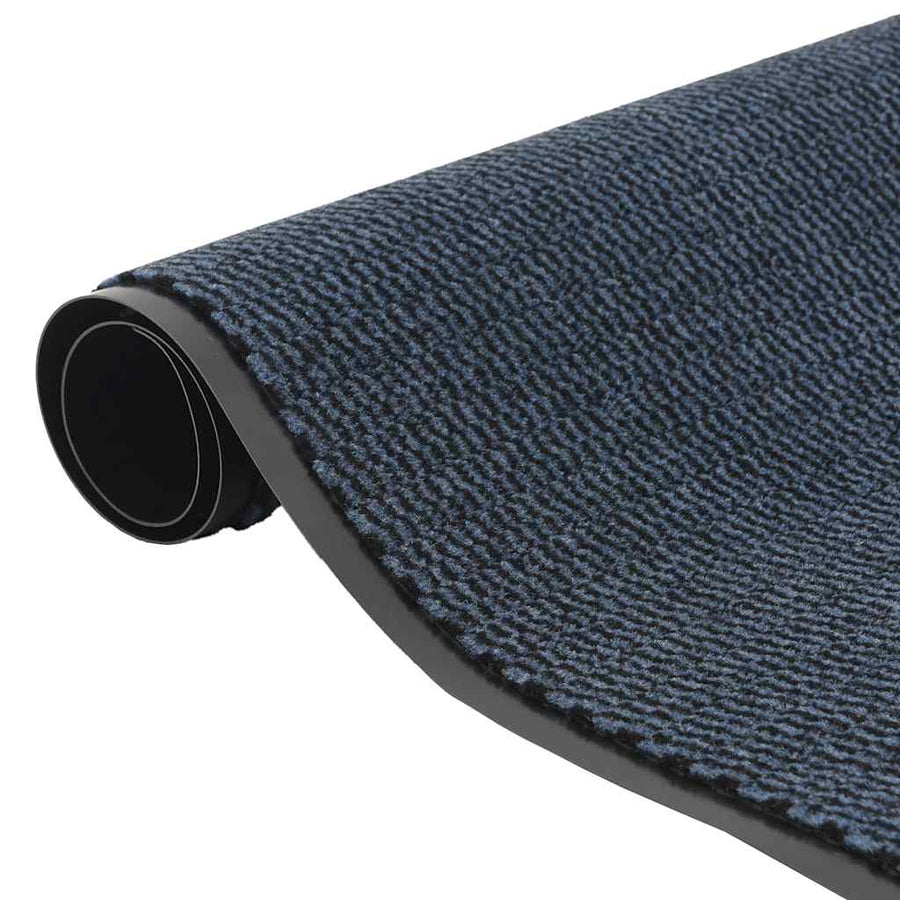 Deurmat 80x120 cm blauw