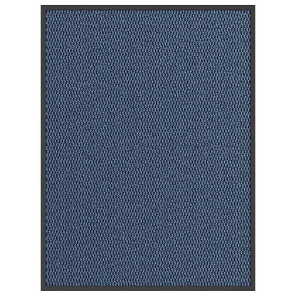Deurmat 90x120 cm blauw