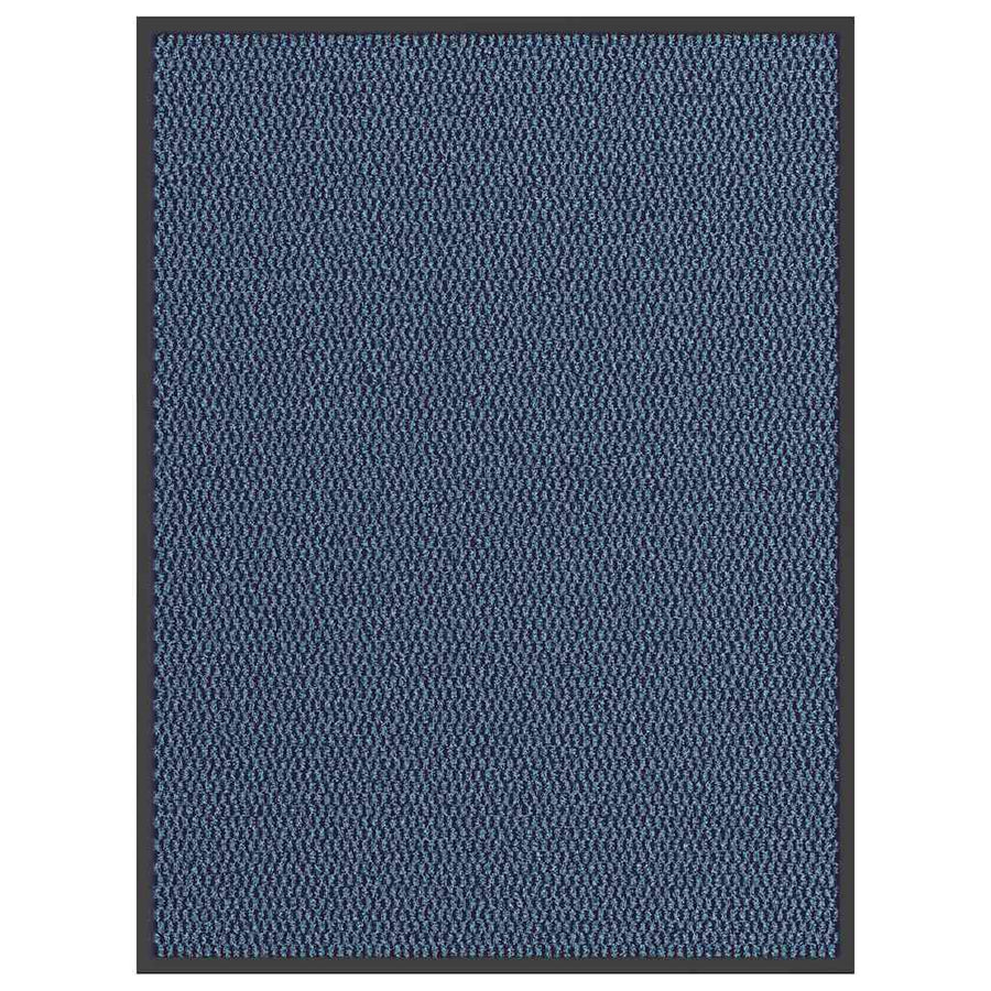 Deurmat 90x120 cm blauw