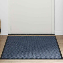 Deurmat 90x120 cm blauw