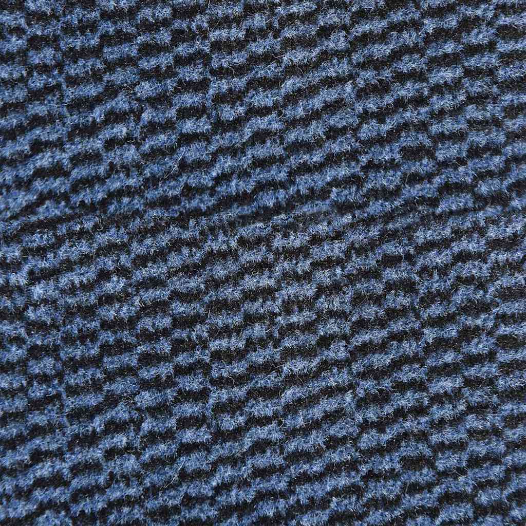 Deurmat 90x120 cm blauw