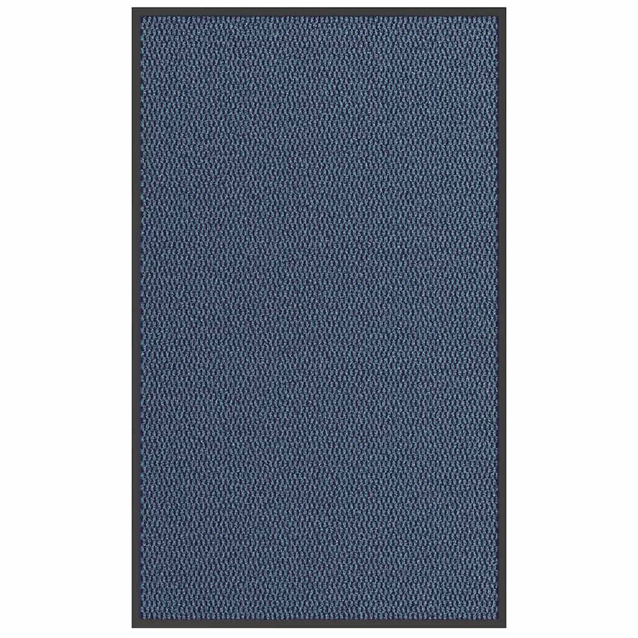 Deurmat 90x150 cm blauw