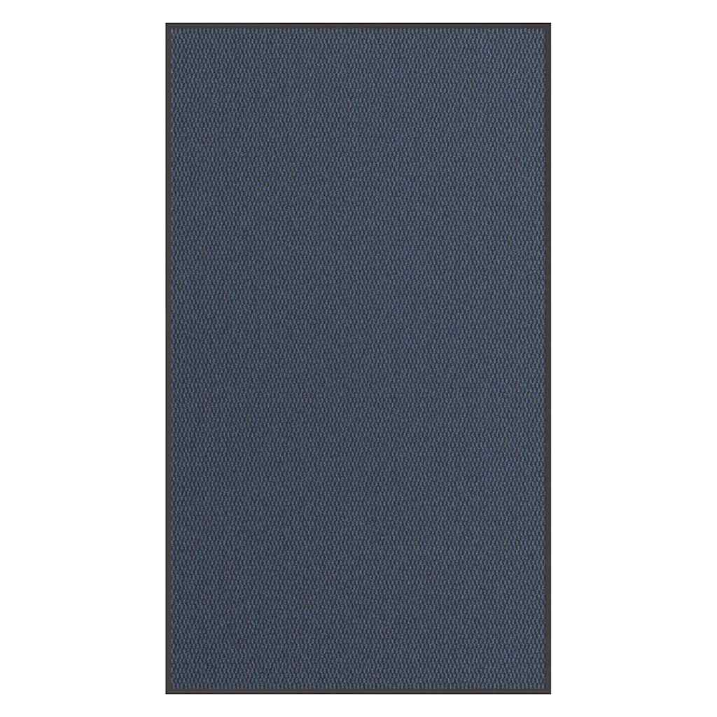 Deurmat 115x200 cm blauw