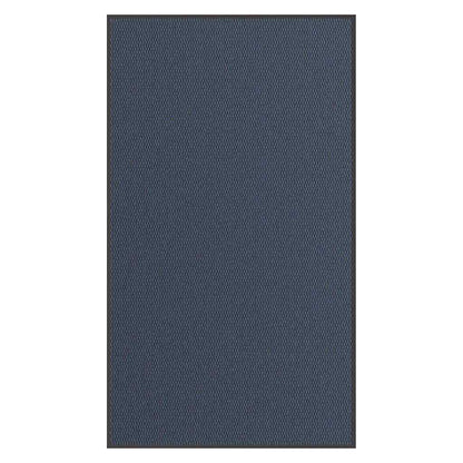 Deurmat 115x200 cm blauw