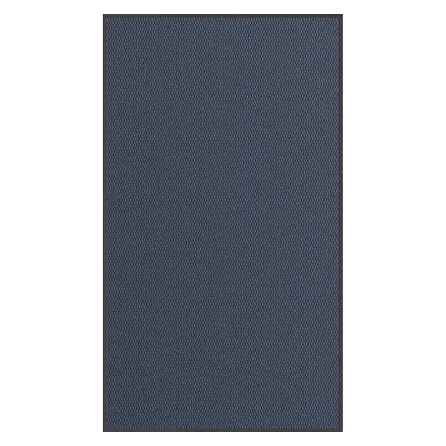Deurmat 115x200 cm blauw