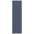 Deurmat 115x400 cm blauw