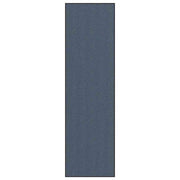 Deurmat 115x400 cm polypropyleen blauw