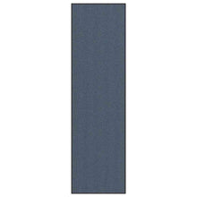Deurmat 115x400 cm blauw