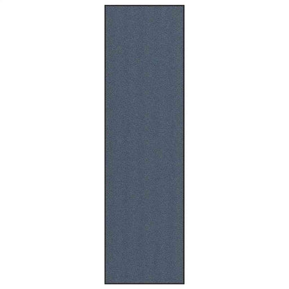 Deurmat 115x400 cm blauw
