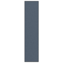 Deurmat 115x500 cm blauw