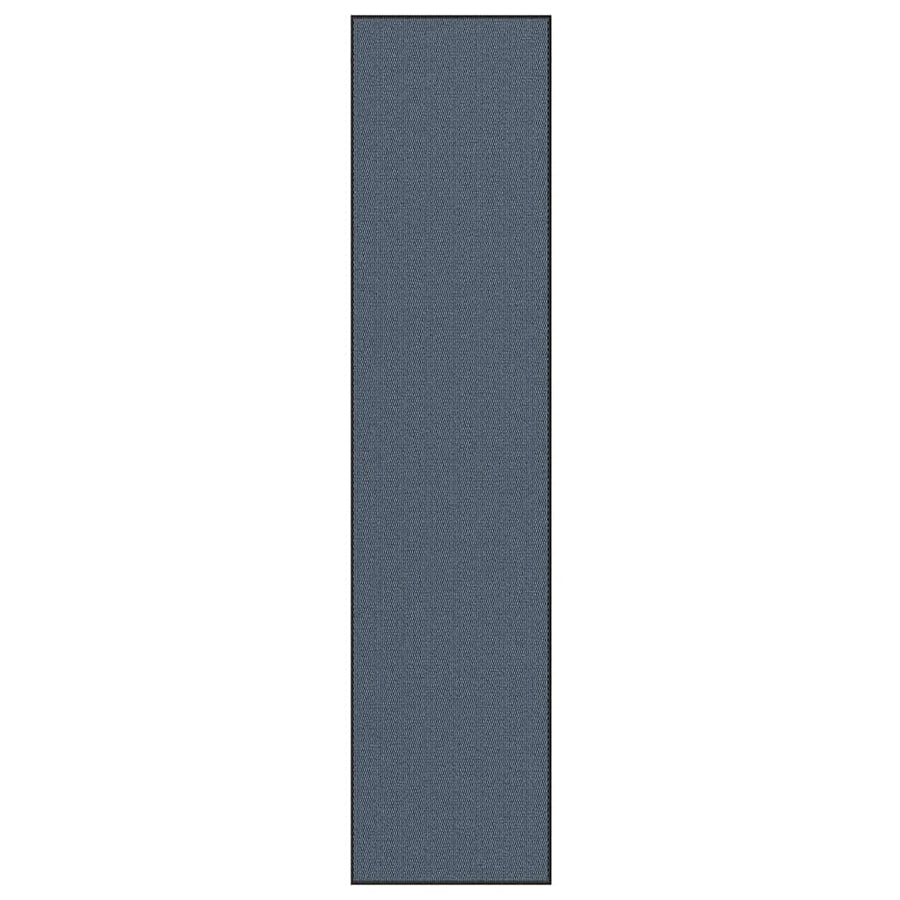 Deurmat 115x500 cm blauw