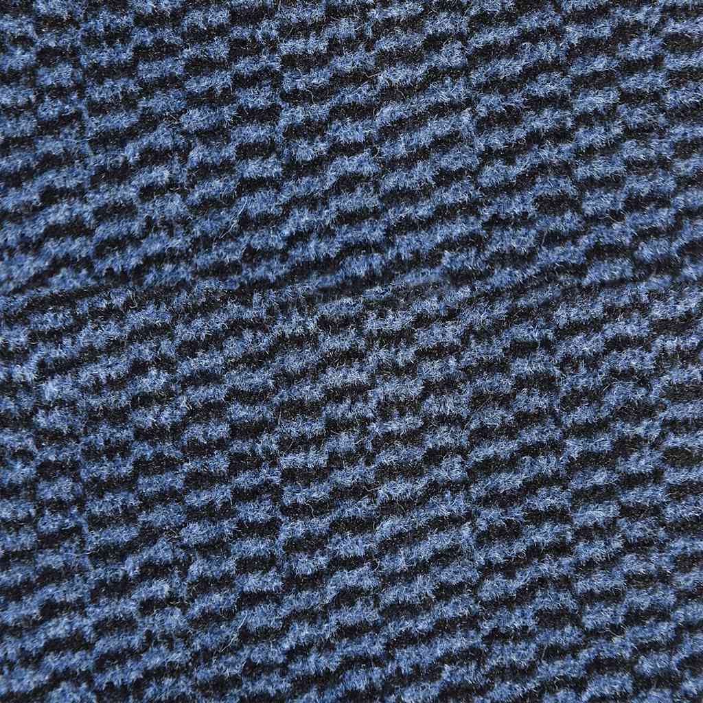 Deurmat 115x500 cm blauw