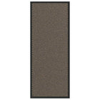 Doormat 60x150 cm brown