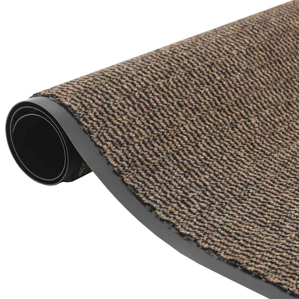 Deurmat 90x120 cm bruin