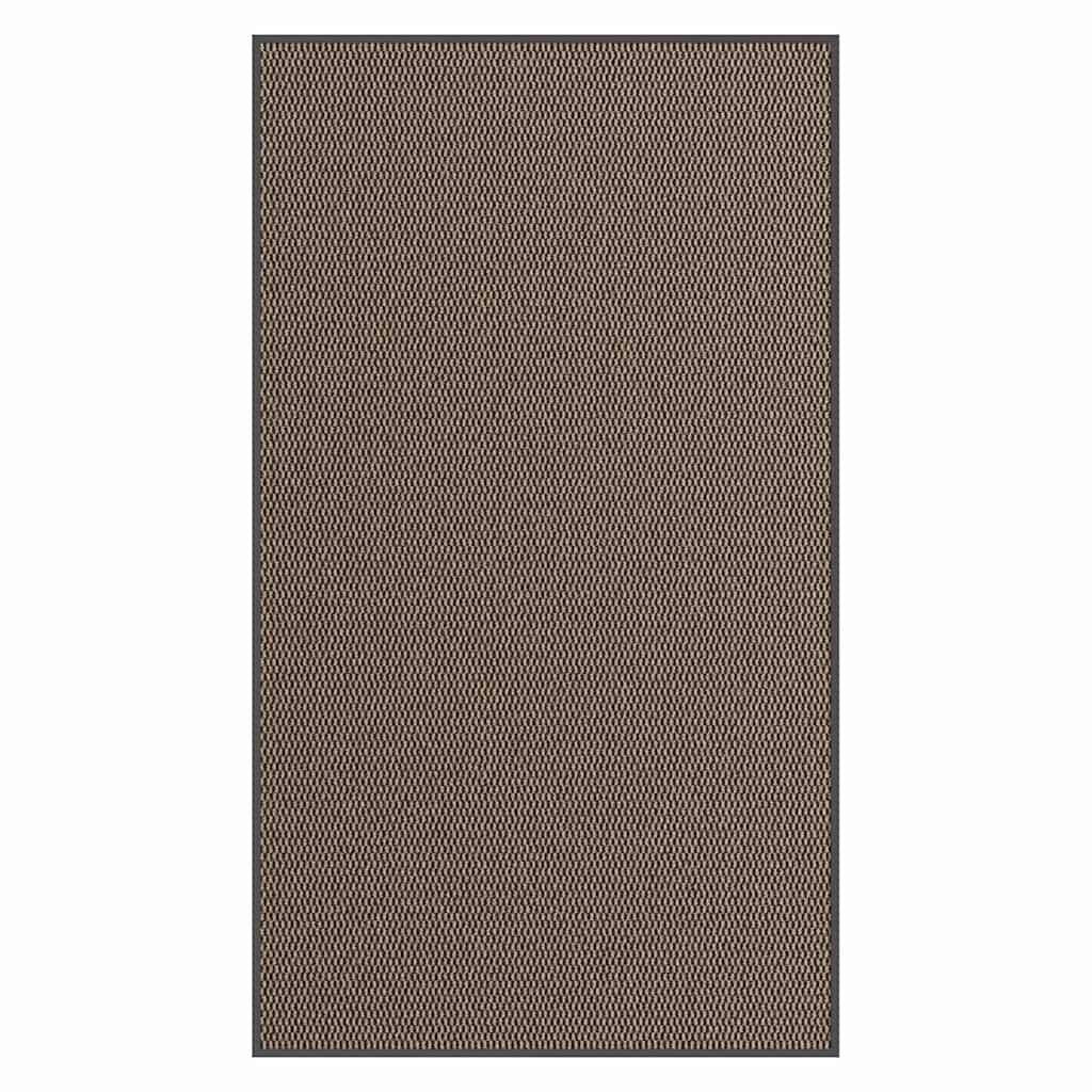 Deurmat 115x200 cm bruin