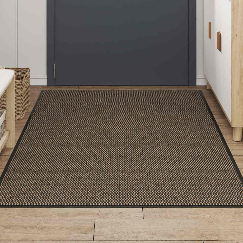 Deurmat 115x200 cm bruin