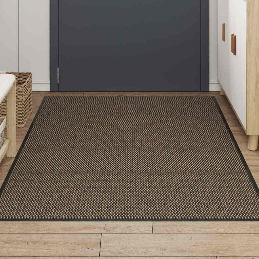 Deurmat 115x200 cm bruin