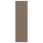 Doormat 115x400 cm brown