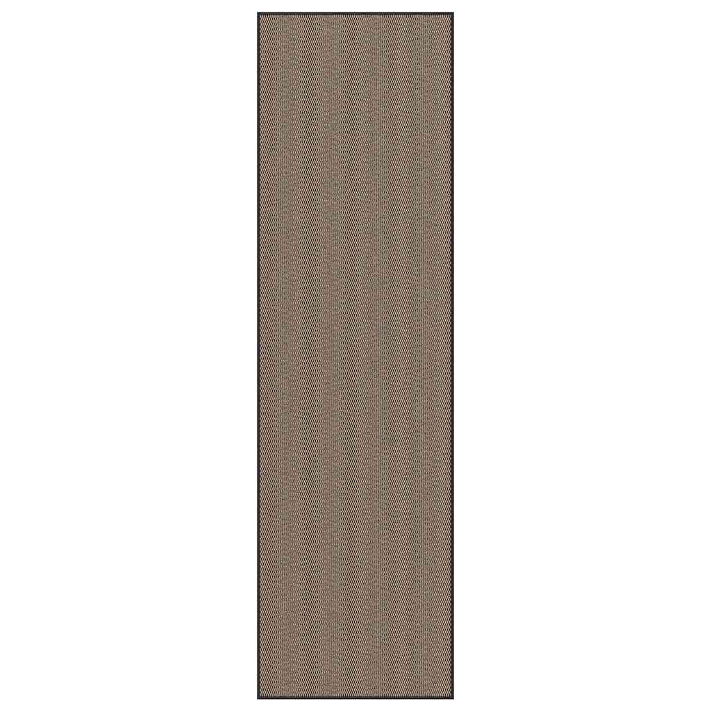 Deurmat 115x400 cm bruin