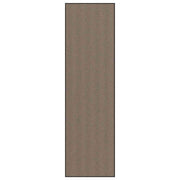 Deurmat 115x400 cm bruin polypropyleen