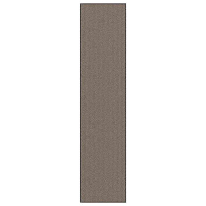 Deurmat 115x500 cm bruin