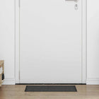 Deurmat 40x60 cm zwart grijs polypropyleen
