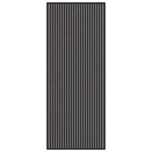 Deurmat Zwart En Grijs 60 X 150 Cm Polypropyleen En Pvc