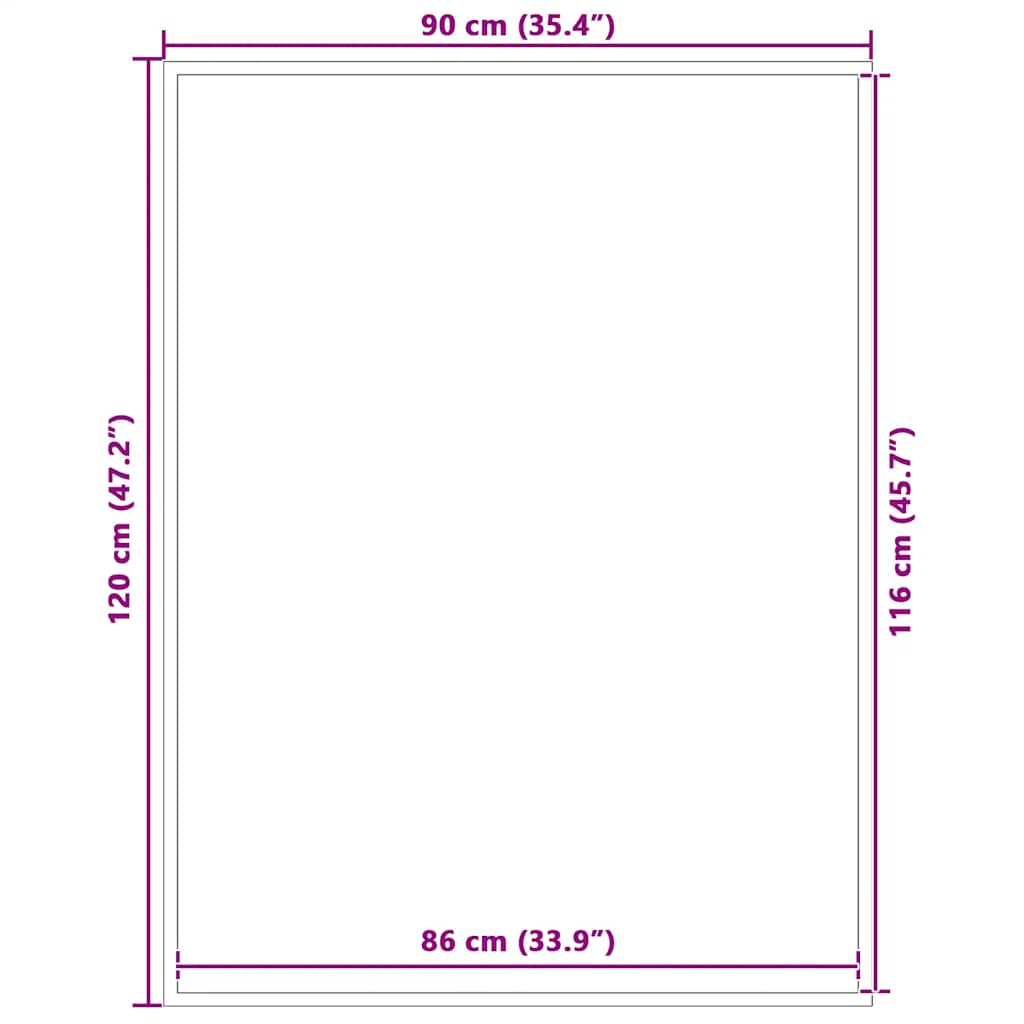Deurmat 90x120 cm gestreept zwart en grijs