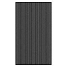 Deurmat 115x200 cm streep zwart en grijs