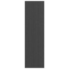 Deurmat 115x400 cm gestreept zwart grijs