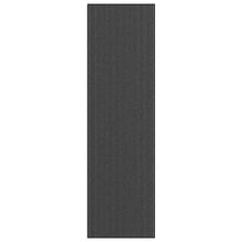 Deurmat 115x400 cm gestreept 115x400 cm zwart en grijs