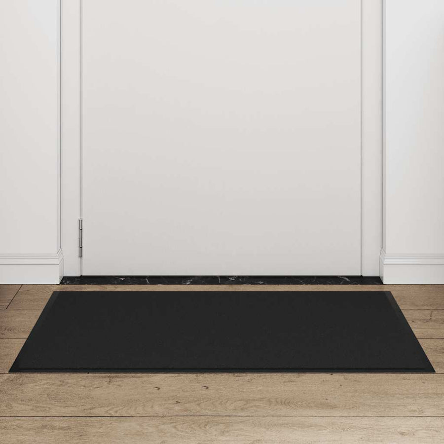 Deurmat 60x90 cm zwart