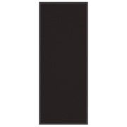 Doormat 60x150 cm black