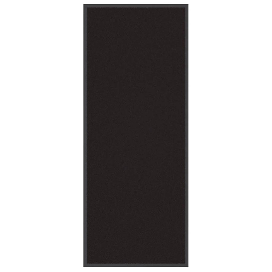 Deurmat 60x150 cm zwart