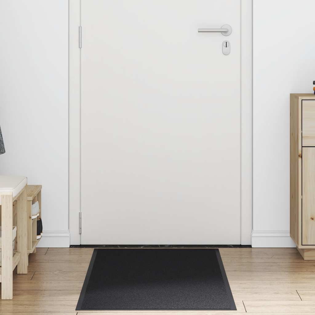 Deurmat 60x150 cm zwart