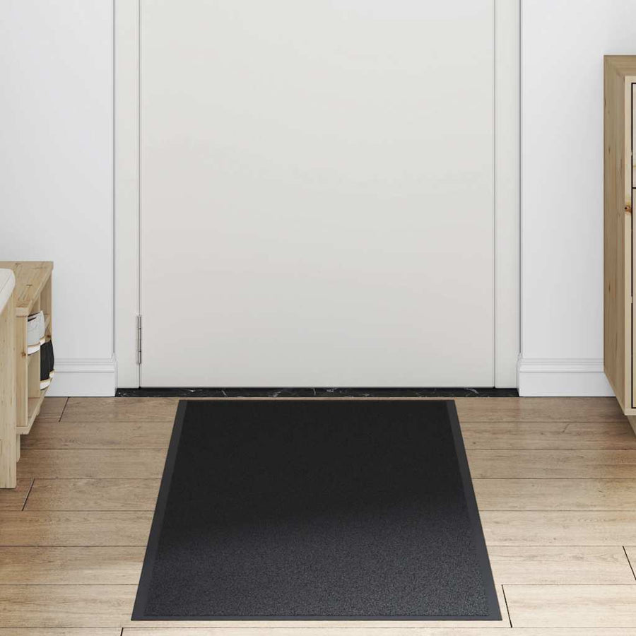 Deurmat 60x180 cm zwart