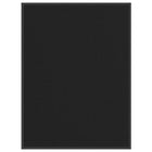 Doormat 80x120 cm black