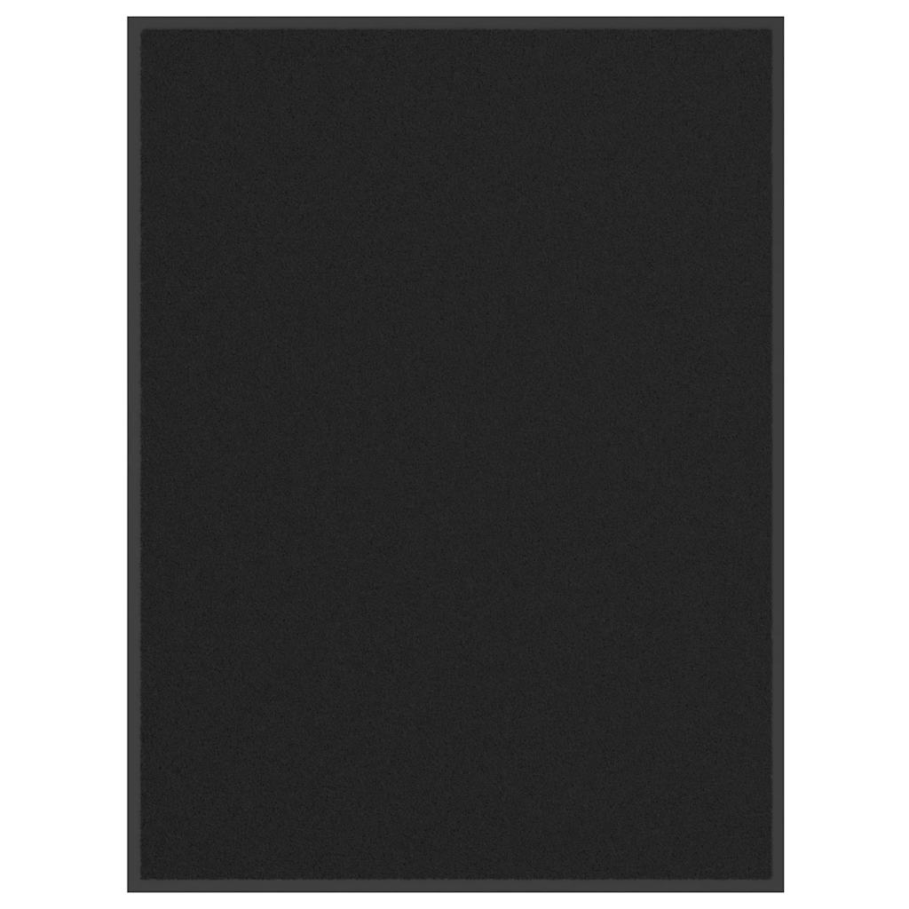 Deurmat 80x120 cm zwart