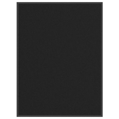 Deurmat 80x120 cm zwart