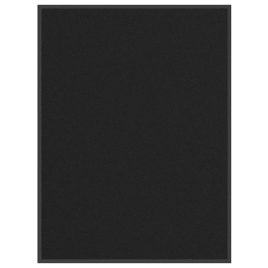Deurmat 80x120 cm zwart