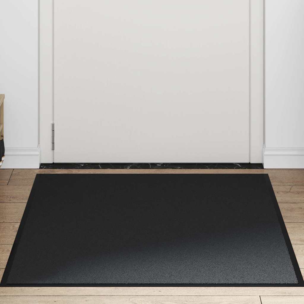 Deurmat 80x120 cm zwart