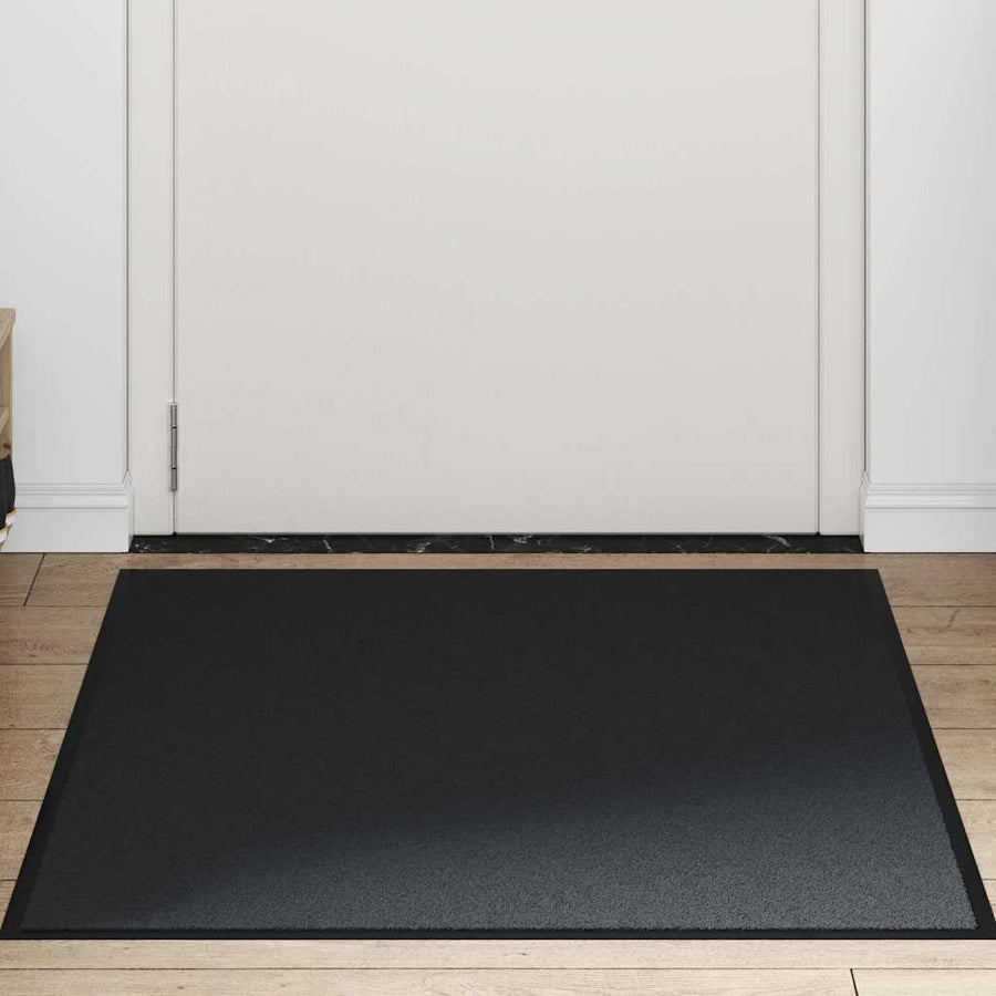 Deurmat 80x120 cm zwart