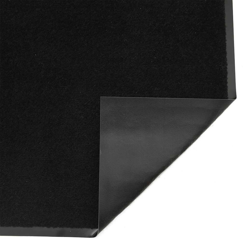 Deurmat 80x120 cm zwart