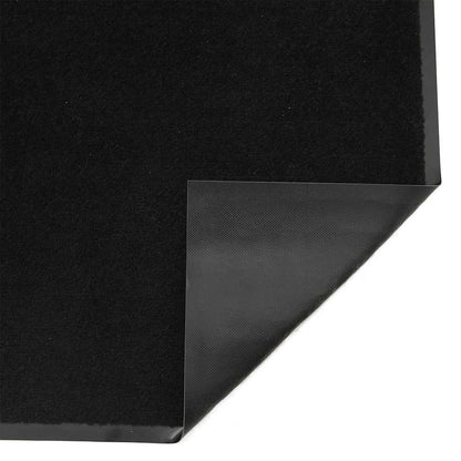 Deurmat 80x120 cm zwart