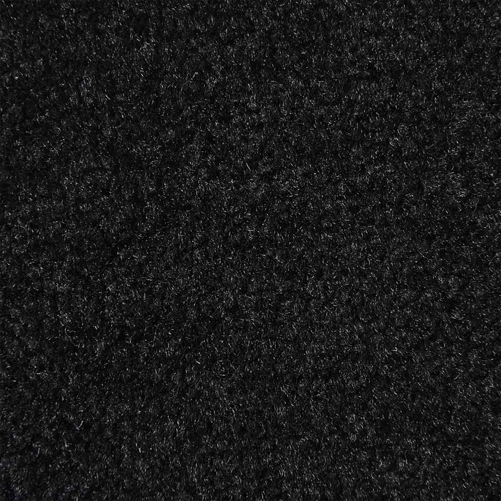 Deurmat 80x120 cm zwart