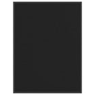 Doormat 90x120 cm black