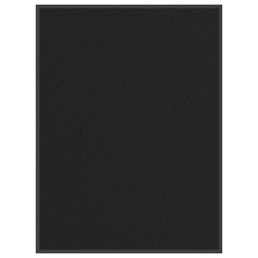Deurmat 90x120 cm zwart