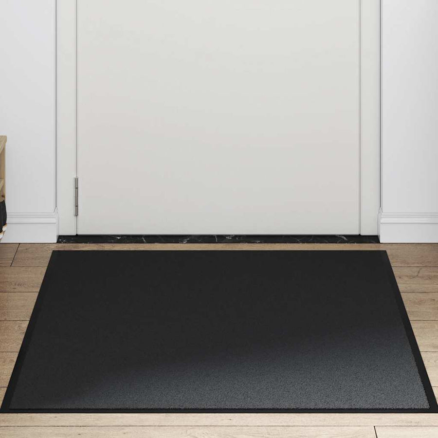 Deurmat 90x120 cm zwart
